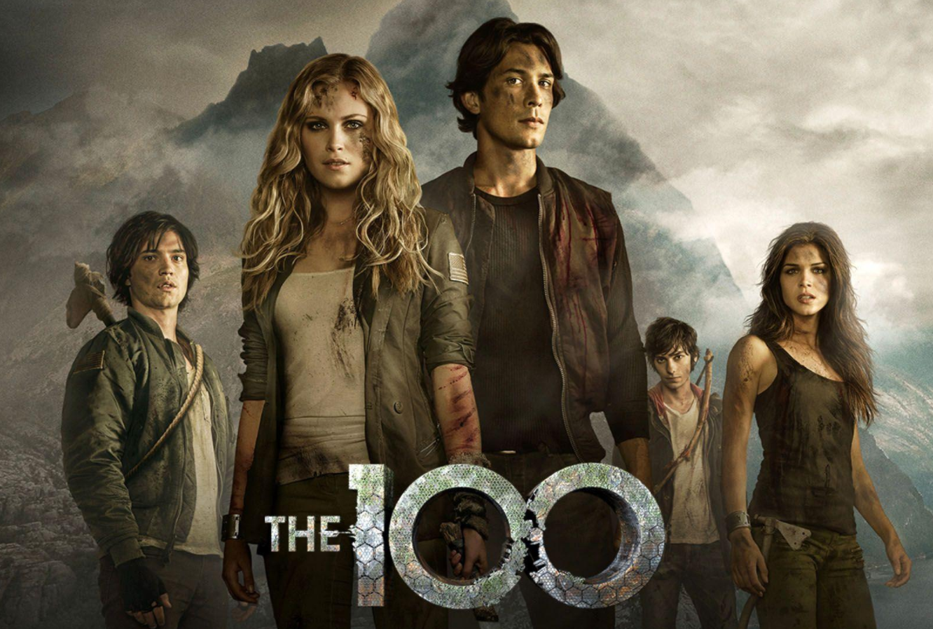 en affisch till serien the 100